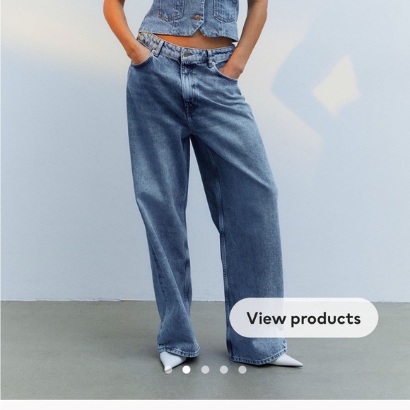 H&M wide regular jeans - Picture 1 of 6